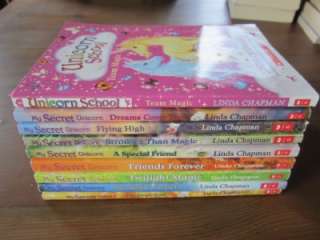 My Secret Unicorn Books Series Lot Set Linda Chapman  P1  