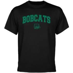  Ohio Bobcats Black Mascot Arch T shirt