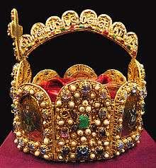  german reichskrone is the hoop crown german buegelkrone of the king 