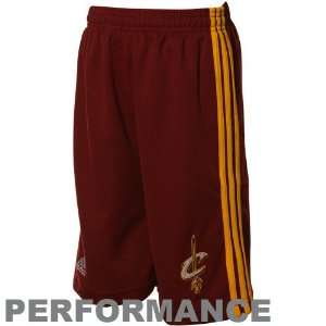  adidas Cleveland Cavaliers Youth Wine Pre Game Performance 
