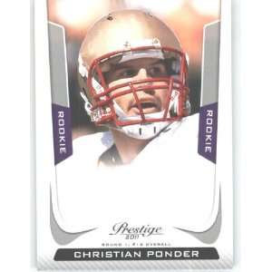 Prestige #219 Christian Ponder RC   Florida State / Minnesota Vikings 