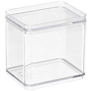  The Container Store Stackable Cube Clear 3 1/2 x 2 3/4 x 