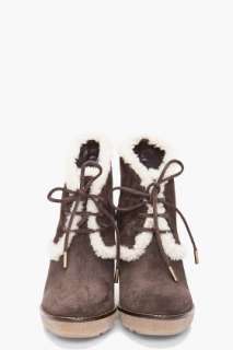 Moncler Shearling Alice Boots for women  