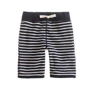 Boys pull on long terry short in nautical stripe   pull on   Boys 