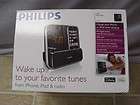 Philips DC315/37 Speaker System for iPod/iPhone with LED Clock Radio 