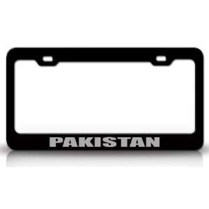  PAKISTAN Country Steel Auto License Plate Frame Tag Holder 