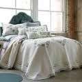  VICKI or JASMINE QUILTED EMBROIDERED SCALLOP BEDSPREADS 