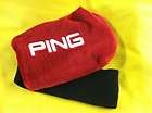 NEW CUSTOM COLOR 2011 PING Fur Driver Headcover FIRE ENGINE BRIGHT RED 