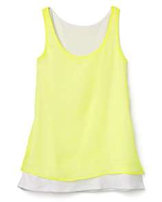 Aqua Girls Chiffon Tank Top   Sizes S XL