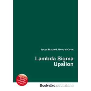  Lambda Sigma Upsilon Ronald Cohn Jesse Russell Books