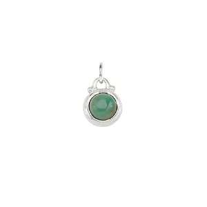  December Turquoise Charm in Sterling Silver Jewelry