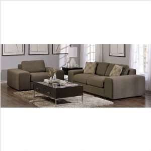   77284X Jake Leather Studio Sofa and Chair Set Furniture & Decor