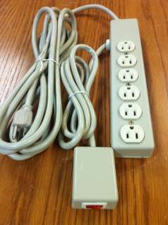 Industrial Outlet Strip w/ 15ft cord & Remote Switch  