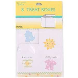 Packs of 8 Baby Clothes Treat Boxes 