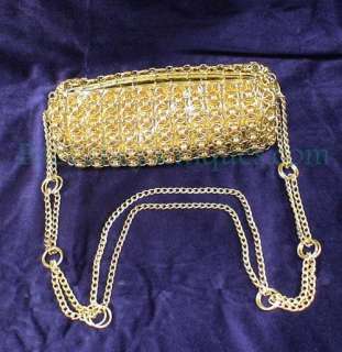 Vintage Retro Walborg   Rabanne Gold Chain Purse Bag  