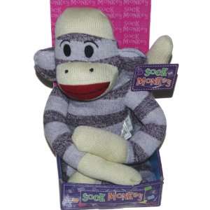  SOCK MONKEY Purple Stripe Toys & Games