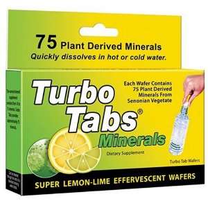  Turbo Tabs Lemon Lime Effervescent Wafer, 12 count Box, .5 