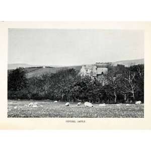  1904 Print Penkill Castle Girvan South Ayrshire Scotland 