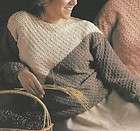 09C CROCHET PATTERN FOR Ladys Diagonal Shell Sweater
