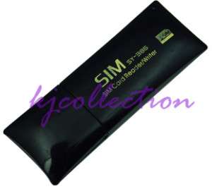 Mobile Phone SIM Card USB Reader Writer SY386 BLACK  