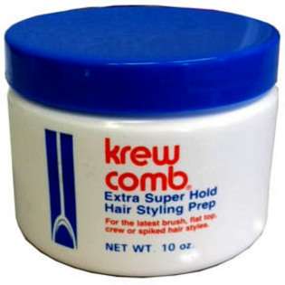  Flat Top * 10 Oz. Jar  Krew Comb Beauty Hair Care Styling Products