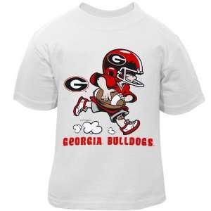 Georgia Bulldogs Infant White Little Player T shirt  