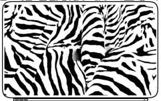 Animal Horse Zebra Print Design Laptop or Netbook Sticker Skin Decal 