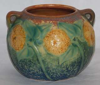 Roseville Pottery Sunflower Vase  