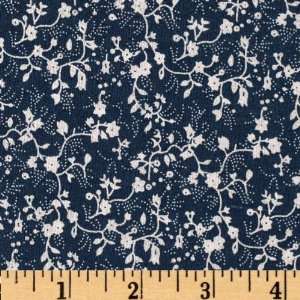  58 Wide Cottage Floral Royal Fabric By The Yard Arts 