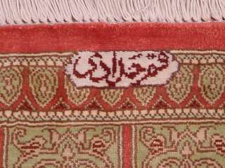 Qom Persian rug; All Persian Rugs are genuine handmade. Also, every 