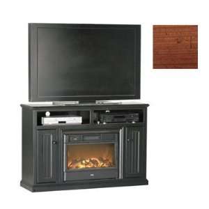  in. Fireplace Entertainment Console   European Cherry