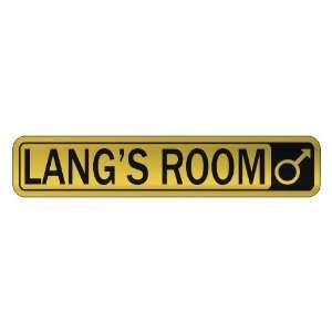   LANG S ROOM  STREET SIGN NAME
