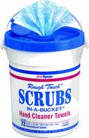 Scrubs In A Bucket Hand Cleaner Towels, 1 Case of 6  