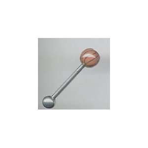 Tongue Rings Basketball Barbell 14 gauge Body AccentzTM