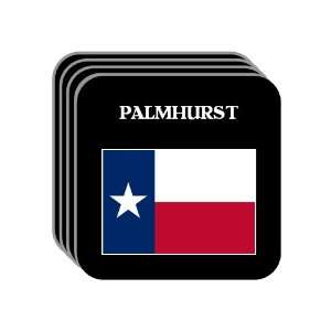 US State Flag   PALMHURST, Texas (TX) Set of 4 Mini Mousepad Coasters
