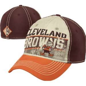 Cleveland Browns Retro Sport Canvas Slouch Flex Fit Hat  