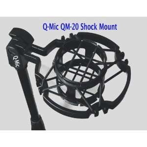  Q Mic QM 20 Pencil Mic Shock Mount   Tight Band Design 