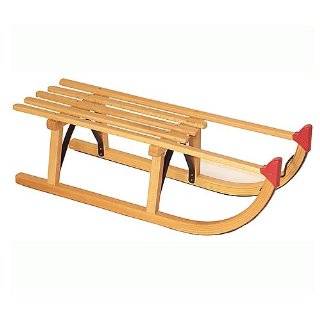 Hamax Lillehammer sled Rodel Wooden Folding MAXI 110cm Sledge  