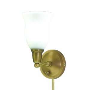House Of Troy HP775 WB OG Hyde Park Wall Sconce Lamp, Weathered Brass 
