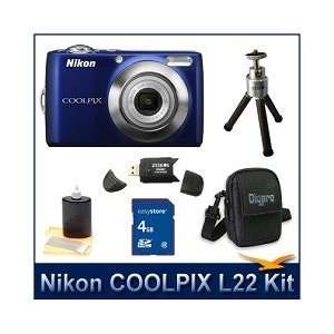   High Resolution LCD, 4 GB Memory Card, Digpro Camera Case, and