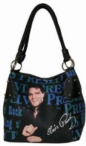 Elvis Presley Polyester Handbag Purse EB93  