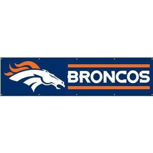  Denver Broncos NFL Applique & Embroidered Party Banner (96 