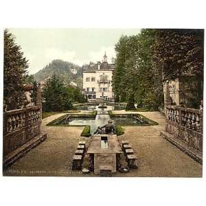   Castle Hellbrun i.e., Hellbrunn, Salzburg, Austro Hungary Home