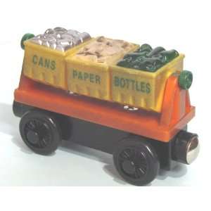  RECYCLING CAR THOMAS & FRIENDS WOODEN TRAIN LOOSE ITEM NEW 