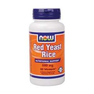  Now Foods, Red Yeast Rice 600 mg 60 Vcaps
