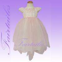 NEW Girl Ivory Ballerina Wedding Easter Dress Size 7  