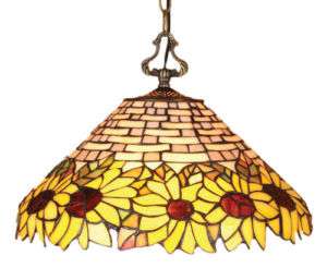 Beautiful Sunflower Design Tiffany Style Hanging Lamp  