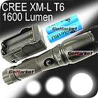   XM L T6 LED Flashlight Torch 1600Lm Z4 Zoomable Adjustable Focus SET