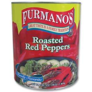 Furmanos Roasted Red Peppers   #10 Can  Grocery & Gourmet 
