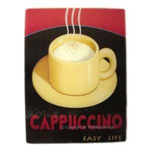  Tempered Glass Cappuccino Coffee Bistro Cutting Board 